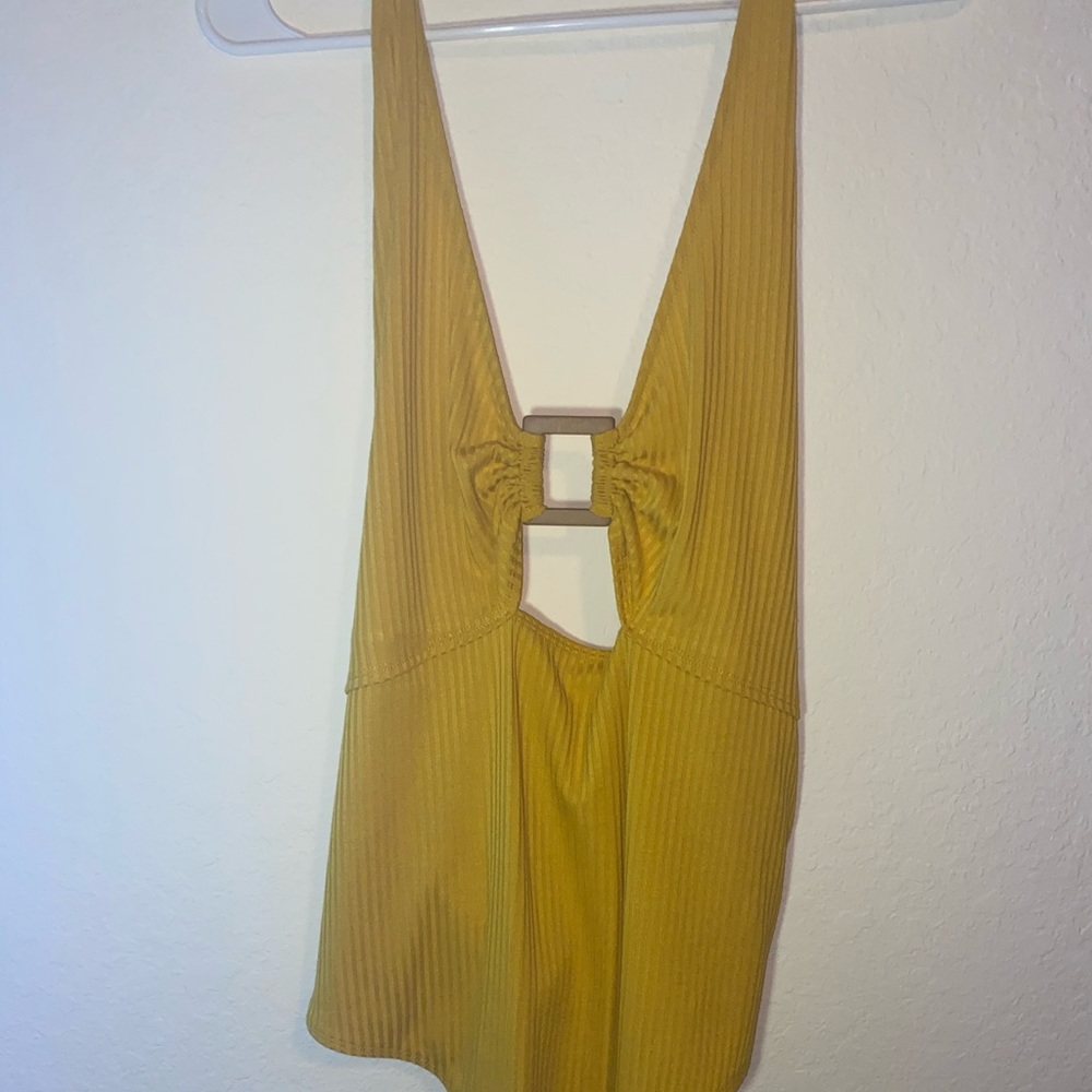 Halter backless body suit